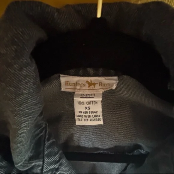 Hunters Run Charcoal Cotton Jacket x-small - Picture 3 of 4